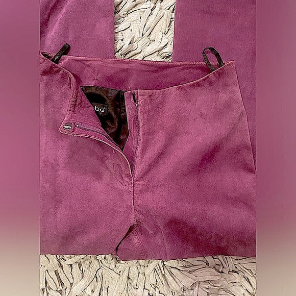 Authentic Bebe Drop Dead Gorgeous Suede pants - Picture 9 of 14